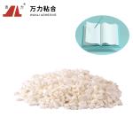 7000 Cps Flaky Hot Glue For Book Binding , White Paper Binder Glue EVA-KG-6D