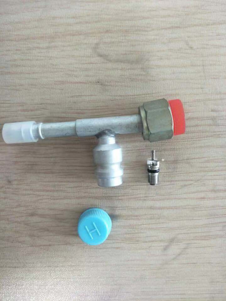 Female O-Ring fittings Aluminium joint with iron cap Connectors auto air conditioning hose ends ACO-ring female fittings