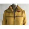 Buy cheap Ladies' Mustard Suede Bonded Jacket With Fur Collar High Fashion 92950 from wholesalers