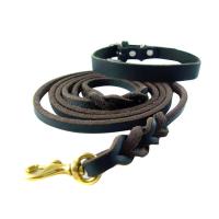Buy cheap High quality pet rope leash dog collar collars in leather leash product