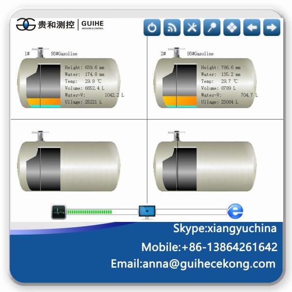Buy cheap GUIHE Professional Manufacturer gas station fuel tank level gauge sensor fuel management system ATG/ Magnetic float leve from wholesalers