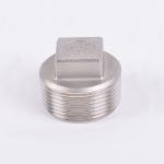 Stainless Steel 201 304 Quadragon Plug Head Nipple Connector for Casting Pipe