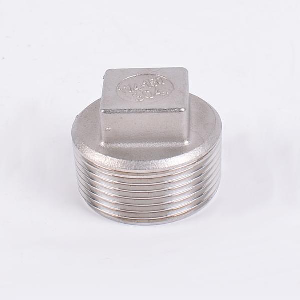 Stainless Steel 201 304 Quadragon Plug Head Nipple Connector for Casting Pipe
