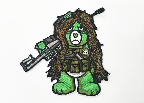 Buy cheap Boy Scout Clothing Embroidery Patches Bear Logo With Hook Backing from wholesalers