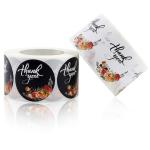 7g/PC Flowers Personalised Gift Cosmetic Label Stickers For Packaging