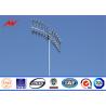 Buy cheap Round Power pole 110KV energy High Mast Pole steel metal Material from wholesalers