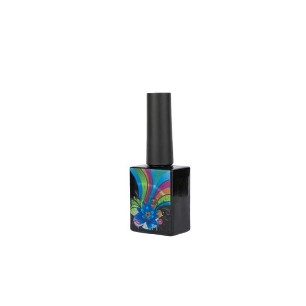 Buy cheap Cosmetic Chromatic Black Nail Polish Bottle Lightweight Beautiful Appearance from wholesalers