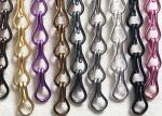 Anodised Deco Mesh Rope Aluminium Chain Door / Fashion Fly Screen Curtain