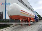 2 Axle 40.5M3 20MT Tank Semi Trailer For LPG Transportion tanker semi trailer