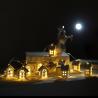 Buy cheap Christmas Hanging Ornaments Luminous Wooden House 10 LEDs Light Wood Chalet Christmas Tree Hanging Ornaments Xmas Festival from wholesalers