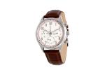 Genuine Leather Mens Stainless Steel Watches 100M Water Resistant 22mm Solid