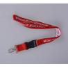 Buy cheap Soft polyester woven jacquard neck lanyards, China lanyard manufacturer for woven lanyards from wholesalers