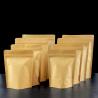 Buy cheap Aluminum food packaging Aluminizing Kraft Paper stand up zipper bag from wholesalers