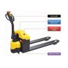 Buy cheap Horizontal Driving Wheel Motorized Pallet Jack , Balanced Semi Electric Pallet Jack from wholesalers