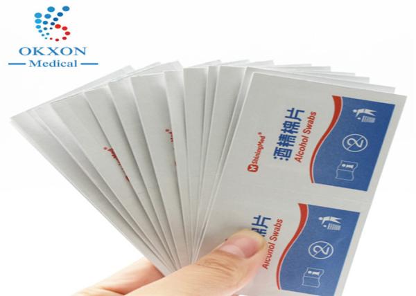 Buy cheap Light Weight Alcohol Cleaning Pads Cotton Material 200mm Length Medical Accessories from wholesalers