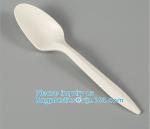 wholesale Biodegradable cPLA plastic white cutlery set,Eco-friendly Disposable