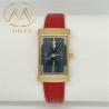Buy cheap Laser Printing Logo Leather Strap Quartz Watch with 30 Meters Water Waterproof from wholesalers