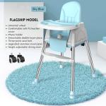 Anti Fall Folding Baby Dining Chair 65*54*54cm Easy Installation