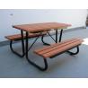 Buy cheap Outdoor Recycled Plastic Picnic Table With Benches Waterproof Anti Rust from wholesalers