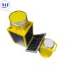 Buy cheap Solar Power LED Aviation Light With Red Green Yellow White Blue Flashing Navigation Marine Sea Boat Warning from wholesalers