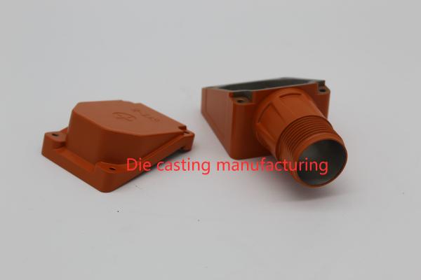 Buy cheap Water Pump Adapter Die Cast Mold ADC12 SKD61 Steel With Orange Painting from wholesalers