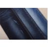 Buy cheap 10oz 70 Cotton 26.5 Polyester Distressed Black Stretch Denim Fabric By The Yard from wholesalers