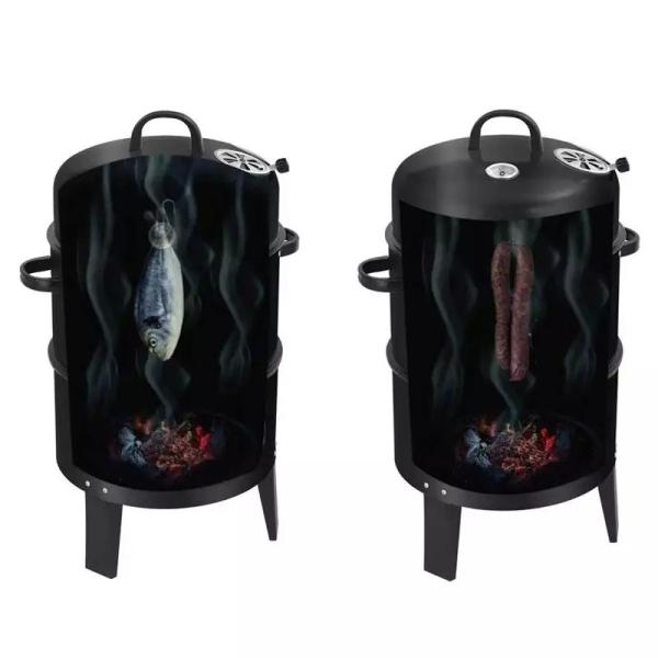 Buy cheap Cold Rolled Steel Portable Outdoor Barrel Turkey Charcoal BBQ Grill Set for Kitchen Garden from wholesalers