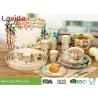 Buy cheap Customized Bamboo Disposable Dinnerware European Water - Colored Flowers And Birds Style from wholesalers