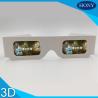 Buy cheap Christmas Snowman Party 3D Fireworks Glasses Rainbow paper diffraction glasses from wholesalers