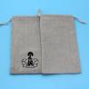 Buy cheap Jewelry Package Natural Color 10x12cm Jute Drawstring Bag from wholesalers