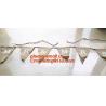 Buy cheap 11pcs Burlap Lace Banner Bunting Jute Rustic Wedding Banner, Sweetheart Table Bunting banner Wedding love sign lace mate from wholesalers