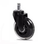 Cross-Border Plunger PU Casters Universal Wheels Mute Office Chair 75mm