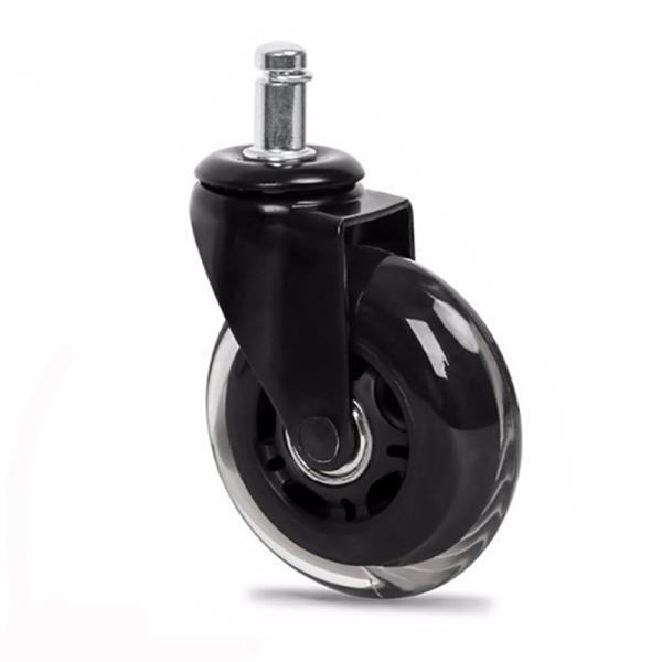 Quality Cross-Border Plunger PU Casters Universal Wheels Mute Office Chair 75mm for sale