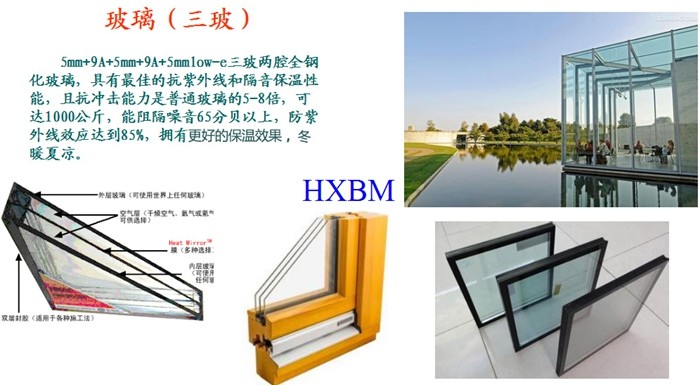 Triple Glazed 68mm Frame Oak Wood Windows Low U Value