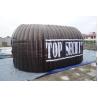 Buy cheap 6 * 4 * 3m Fire Resistant Black Inflatable Event Tent For Rent / Advertisement Dome Marquee from wholesalers