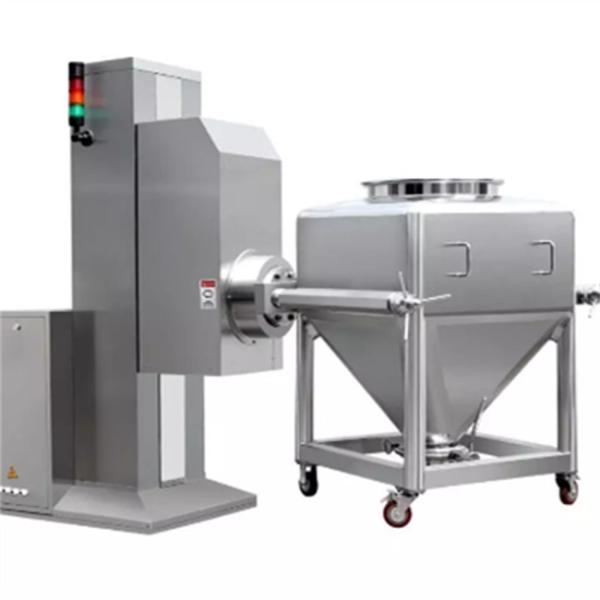 480L IBC Bin Single Column Lifting Powder Mixer Blender For Pharmaceutical Food