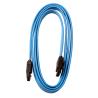 Buy cheap 1M 3.3ft Blue Straight Locking Latching SATA III Cable Serial from wholesalers