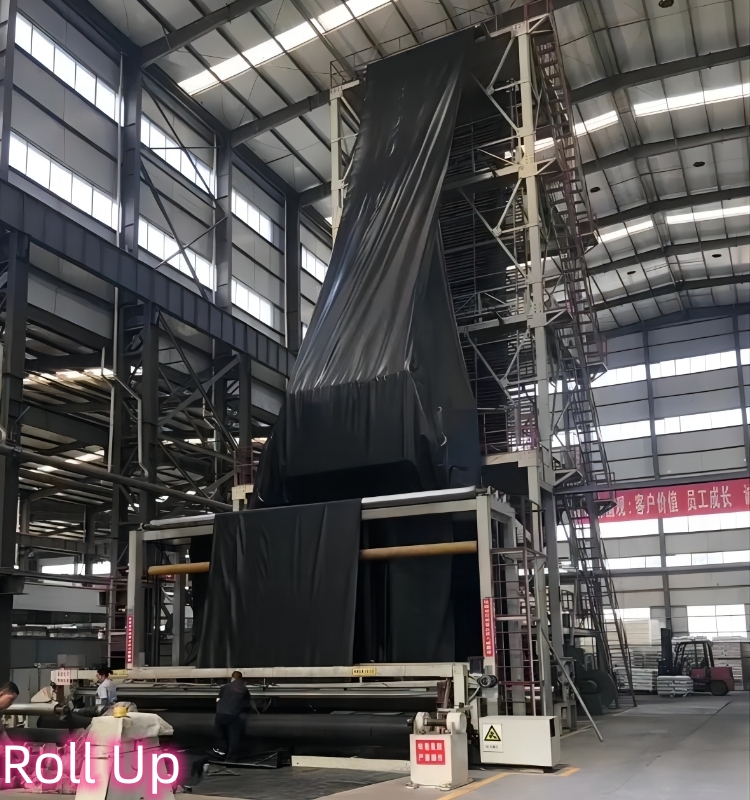 50m-100m/roll Length Anti-Aging Geomembrane for Fish Ponds Online Technical Support