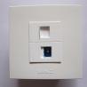 Buy cheap Discount Price RJ45 + SC Optical Fiber Wall Socket White Panel Good For Home Decoration from wholesalers