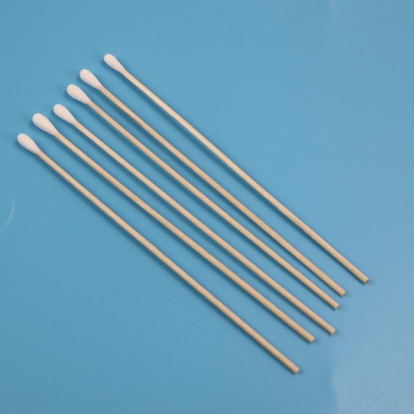 Buy cheap 6" Eco Friendly Long Wooden Stick Cotton Bud Swab For Daily Use from wholesalers