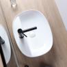 Buy cheap Concise Clear Counter Top Bathroom Sink High-Temperature Firing Wash Basin from wholesalers