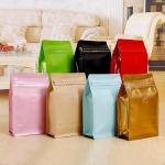 1 Pound Coffee Bag with One-Way Degassing Valve, Stand Up Zipper Coffee Bags