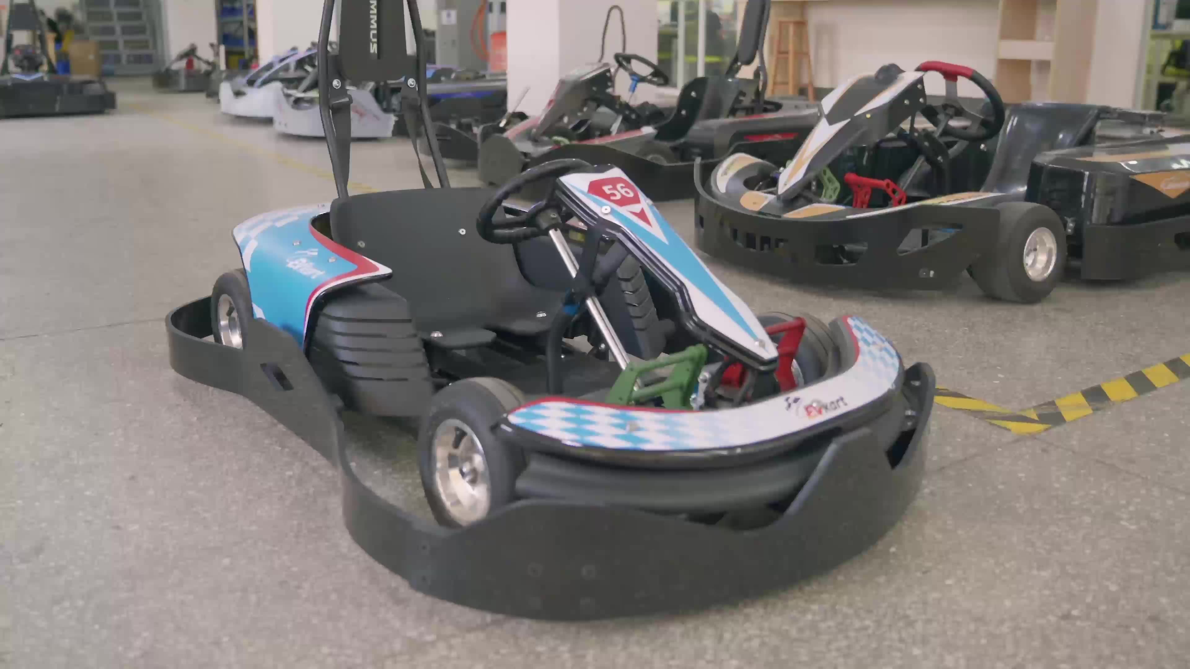 3500RPM Motor Pro Racing Children Go Kart 3h Running With 5 Inch Hub