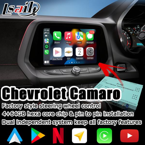 Buy cheap 4+64GB Android Auto carplay Video Interface Voice Control For Chevrolet Camaro 2016-2019 from wholesalers