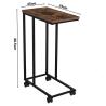 Buy cheap C Shaped End Side Couch Table,Snack Style for Living Room,Sofa,TV Tray from wholesalers