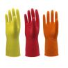 Buy cheap Dipped Flock Lined Latex Rubber Gloves Household Cleaning Gloves Reusable from wholesalers