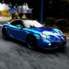 Buy cheap Best Quality 3 Layers Glossy Blue Metallic Car Vinyl Wrap Bubble Free For Car Wrapping 1.52m*18m from wholesalers