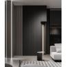 Buy cheap Tailored Wood Veneer TV Cabinet With Black Storage Cabinet And Showcase from wholesalers