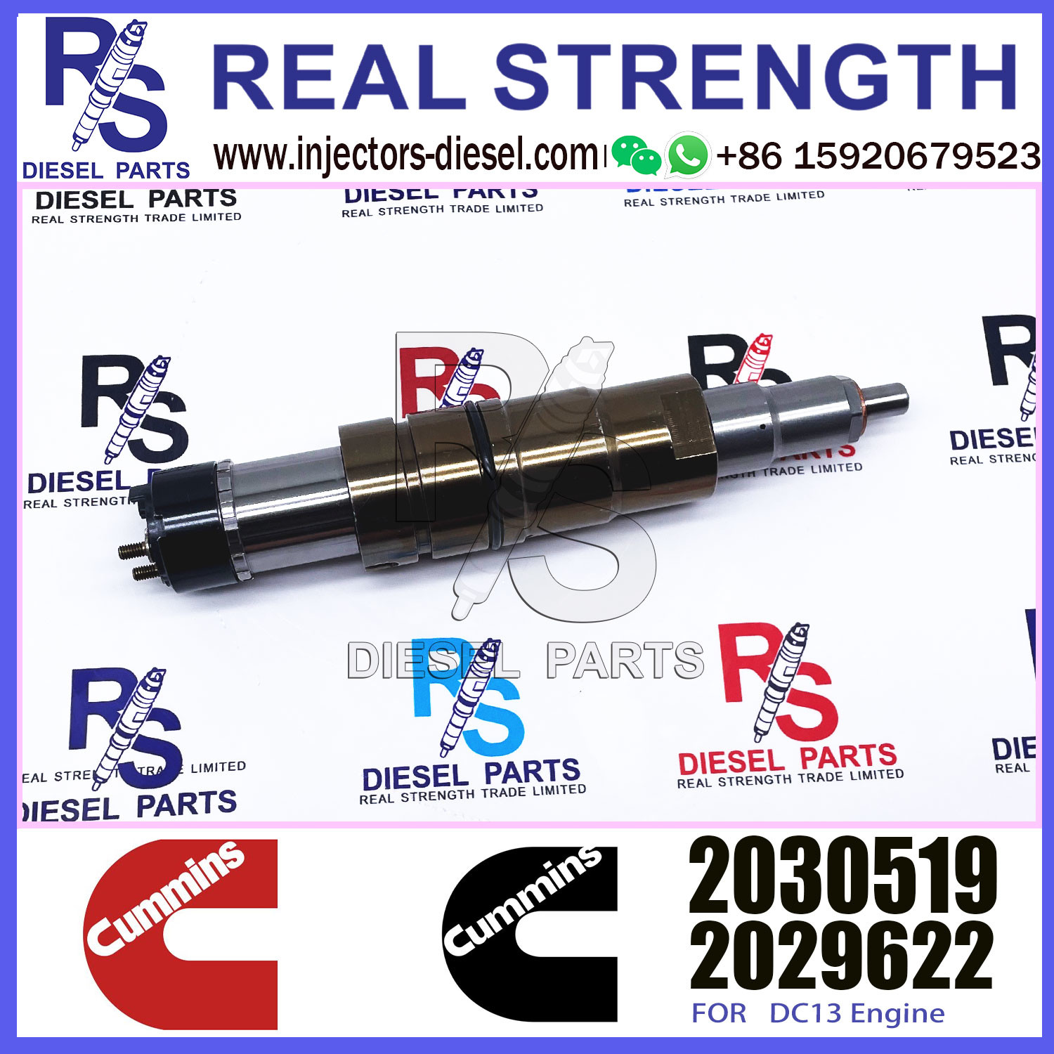 Diesel Engine Fuel Injector 4905880 2872544 2031835 2029622 2030519 For Cumm-ins SCA-NIA Engine