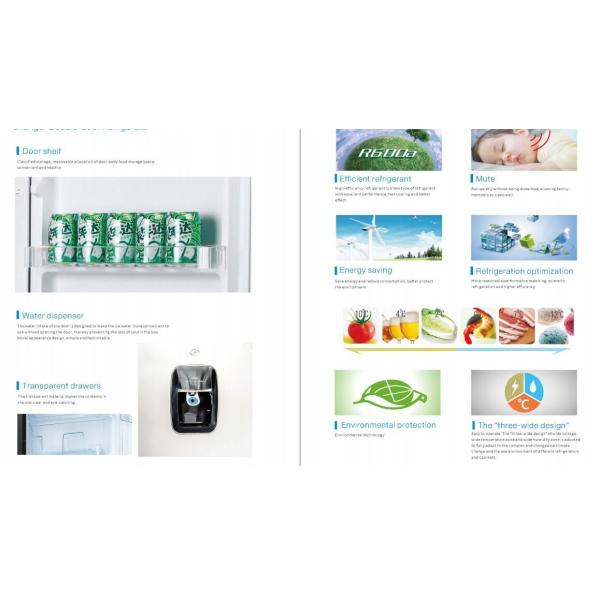 Household Appliance Upper Freezer Mini Refrigerators Double Doors Fridge TM Bcd-80